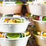Stacked Food Bowls